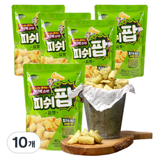 바다소리 피쉬팝 명태스낵 김맛, 40g, 10개