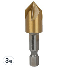 WORKPRO 沉頭鑽 六角柄 90度 5刃 12mm WP400441, 3個