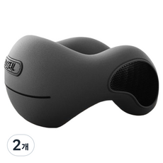 소울리치 목이 편안한 낮잠베개, 그레이, 2개