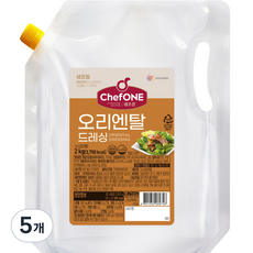 대상 오리엔탈 드레싱, 2kg, 5개