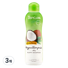 트로피클린 젠틀 코코넛 퍼피 앤 키튼 샴푸, 592ml, 1개입, 3개