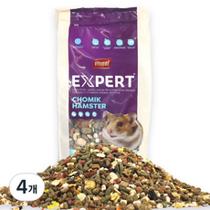 비타폴 엑스퍼트 골든햄스터 사료, 750g, 4개
