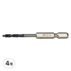 EX-POWER 智慧型六角階梯鑽 M 3.4 ETL-34H, 4個