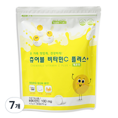 헬퍼장 츄어블 비타민 C 플러스 영양제, 180정, 7개