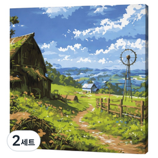 루아즈 DIY 쉬운 그림그리기 세트 20 x 20 cm, 06 포레스트 동산, 2세트