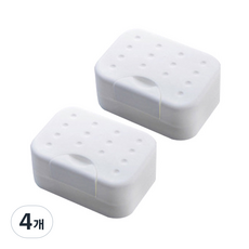 THE ZAKKA 方塊便攜式肥皂盒, Y217LBBO170, 4個