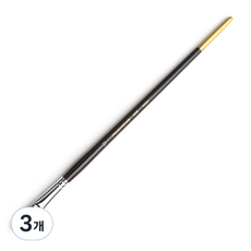 HWAHONG 華虹 油畫&壓克力用畫筆 848, F 12號, 3個