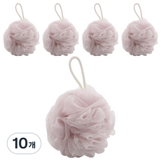 블럭마트 샤워볼, 핑크, 10개, 1개입