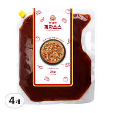 오뚜기 오쉐프 피자소스, 4개, 2kg