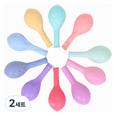 Maket Gamseong 粉彩派對氣球100入組, 混色, 2套