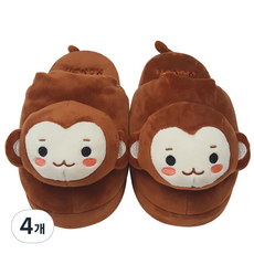 Anyphant 成人用水貂絨娃娃室內拖鞋, Mongi