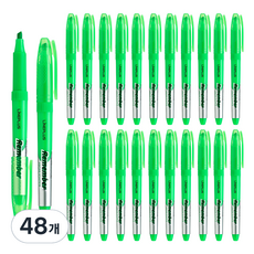 Lineplus Remember 螢光筆, 綠色, 48個
