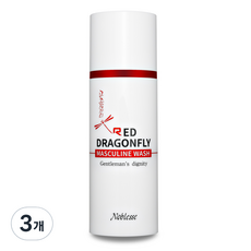 노블레스 고추잠자리 쿨링 남성청결제, 120ml, 3개