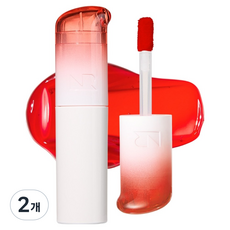 NATURE REPUBLIC 水潤融化固定唇釉, 02 暖心珊瑚, 2個