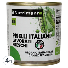 IL NUTRIMENTO 豌豆罐頭, 160g, 4個
