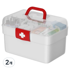 글로피니 가정용 구급상자 화이트 S, 2개