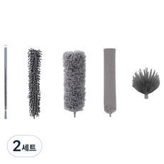 행복 심플 먼지털이 5종 세트, 혼합색상, 2세트