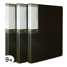 마이다스 30매 프론티어 화일 A4, 흑색, 9개