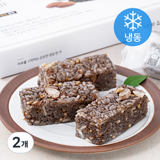 청년떡집 단백질 찰밥바 흑임자 (냉동), 60g, 6개입, 2박스