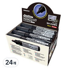 MUNGYO Jumbo油性麥克筆, 24個, 黑色