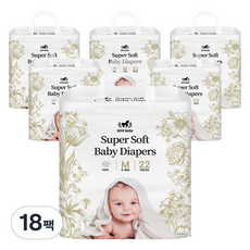 Bini Bebe 頂級嬰兒黏貼型尿布, 中型(M), 396張