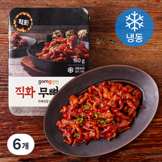 곰곰 직화무뼈닭발 (냉동), 160g, 6개