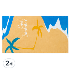 comet 按扣式特大沙灘巾, 海洋, 2個