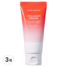 네이처리퍼블릭 콜라겐 드림 올인원 래디언스 톤업 크림, 50ml, 3개