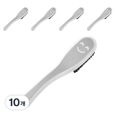 Maket Gamseong 微笑縫隙清潔刷 長柄, 灰色, 10個