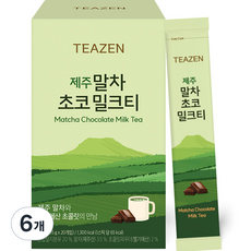 티젠 제주 말차 초코 밀크티, 15g, 20개입, 6개