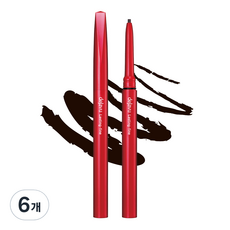 데자뷰 오토 펜슬 아이라이너 0.14g, 리얼블랙, 6개