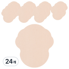 清爽膚色腋下吸汗墊 腋汗貼片 TYPE 01 亮膚色, 24個