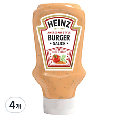 크래프트하인즈 하인즈 버거소스, 418g, 4개
