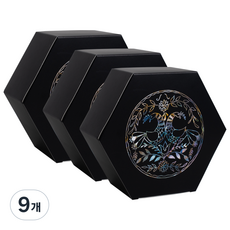 뮤니드 그레이스 전통 육각 자개 지함, 9개, 봉황