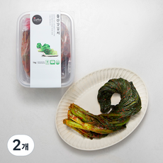 나래밥상 돌산 갓김치, 1kg, 2개