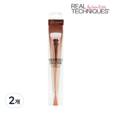 리얼테크닉 볼드 메탈즈 301 플랫 컨투어 블러셔/섀딩 브러쉬, 2개
