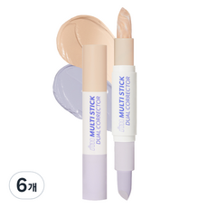 아임미미 아임 멀티 스틱 듀얼 코렉터 7.6g, 003페일라벤더, 6개