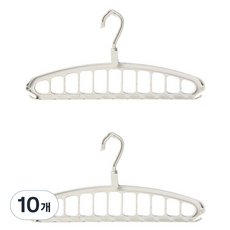 몰투유 멀티 다용도 회전 옷걸이 행거, 10개, 화이트
