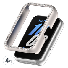 스페이스쉴드 샤인 큐빅 범퍼 케이스, 스타라이트, 4개