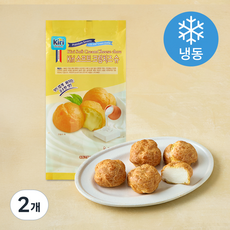 끼리 소프트 크림치즈 슈 (냉동), 35g, 2개, 6개입
