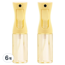 오템 안개 분사 분무기 스프레이 200ml, 노랑, 6개