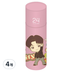 모나미 타이니탄 프러스펜 24색, SUGA, 4개