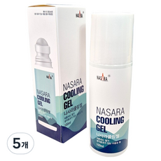 나사라 쿨링젤 100ml, 5개, 1개입