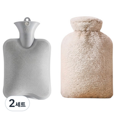 Oncofic 熱水熱敷袋 2000ml 米色3, 2套