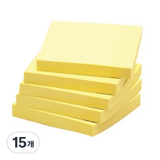 Printec 混合便利貼實惠包 76 x 76 mm, 黃色, 15個, 100張