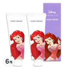 디즈니 프린세스 핸드크림, 6개, 40ml