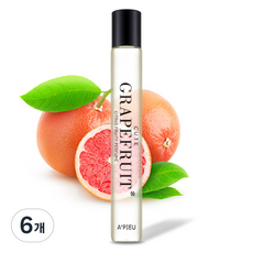 어퓨 마이 핸디 롤온 퍼퓸 그레이프 프루트, 6개, 9.5ml