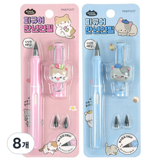 PINKFOOT 貓咪公仔萬年鉛筆 HB, 8個, 隨機出貨