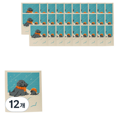 일러스트 리필 해동지 뽑아쓰는 키친타올 언더 워터 월드 3, 12개, 10개입