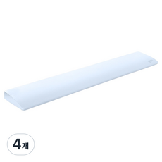 지클릭커 인체공학 팜레스트 풀배열 키보드 손목 받침대, 스카이블루, 4개